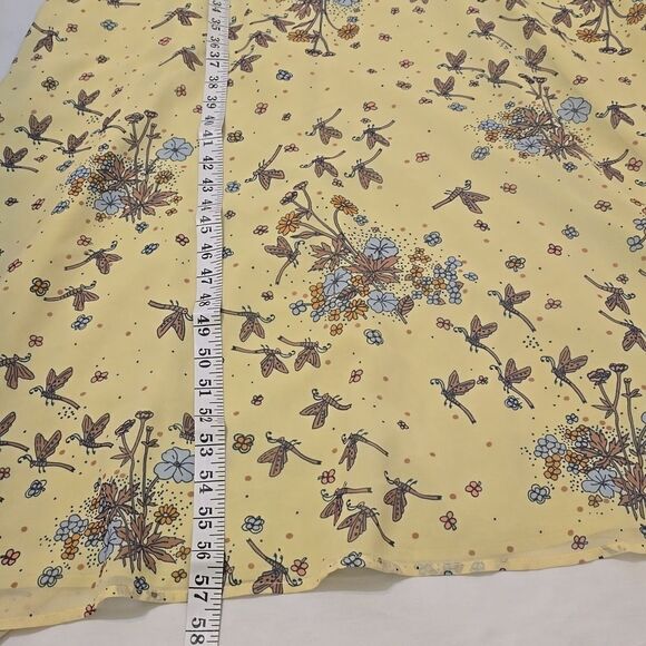 Modcloth Dragonfly Floral Maxi Dress, Open back, Size 2 - Picture 7 of 12